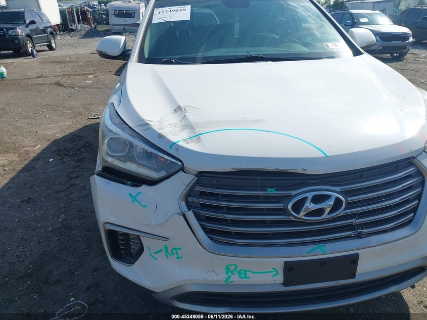 HYUNDAI SANTA FE 2017 VIN KM8SNDHF3HU244784