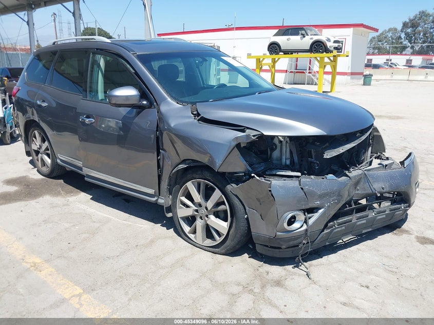 Vin: 5n1ar2mn8gc643423, lot: 45847043, nissan pathfinder platinum 2016 img_1