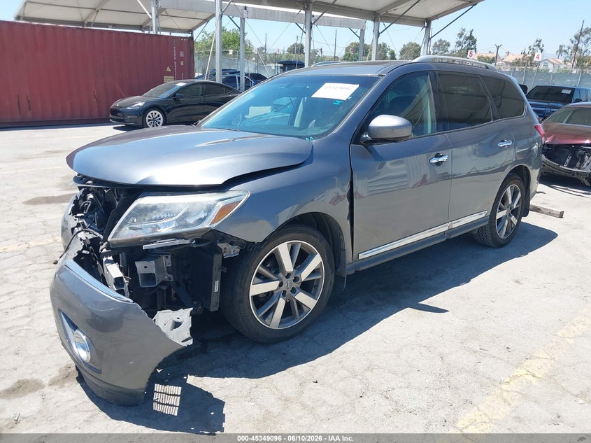 2016 Nissan Pathfinder Platinum 5N1AR2MN8GC643423 photo 1