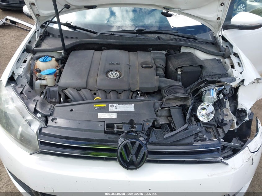 2012 Volkswagen Golf 2.5L 4-Door VIN: WVWDB7AJ5CW268586 Lot: 45349268