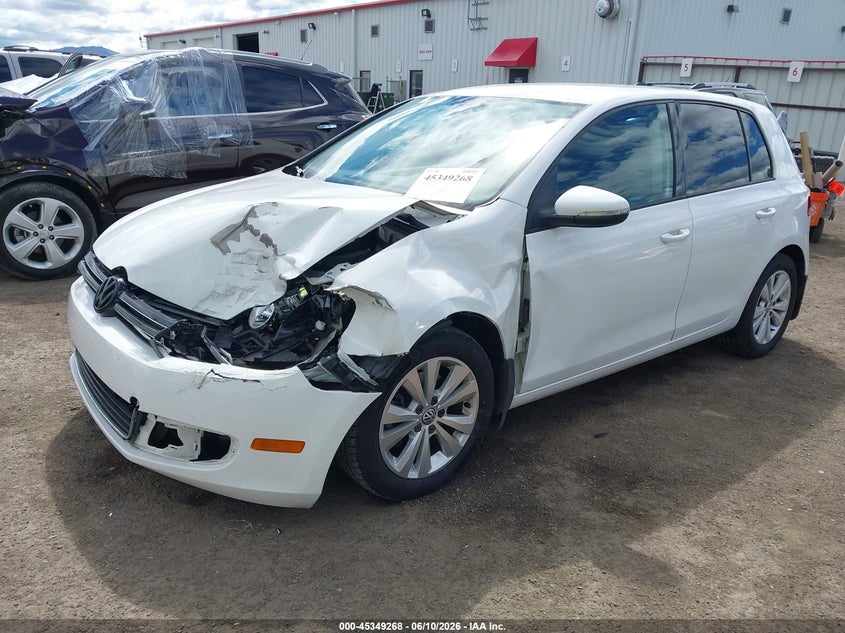 2012 VOLKSWAGEN GOLF VIN WVWDB7AJ5CW268586 nuotrauka 2