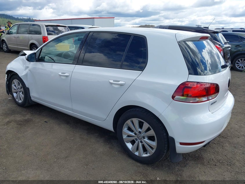 2012 VOLKSWAGEN GOLF VIN WVWDB7AJ5CW268586 nuotrauka 3
