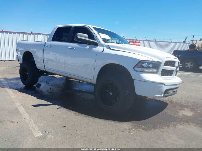 Vin: 1c6rr7tt8ds667671, lot: 45847236, ram 1500 slt 20131