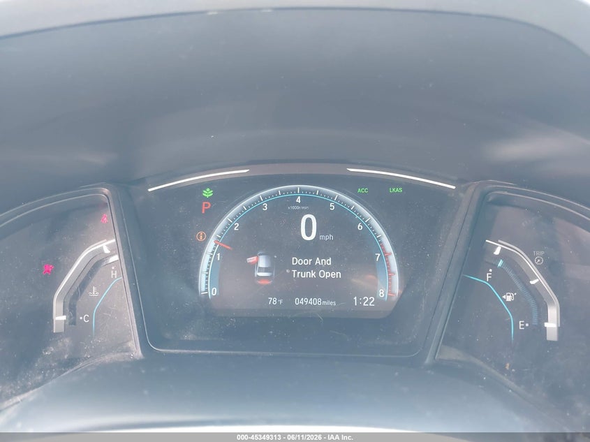 2020 HONDA CIVIC auction photo 7