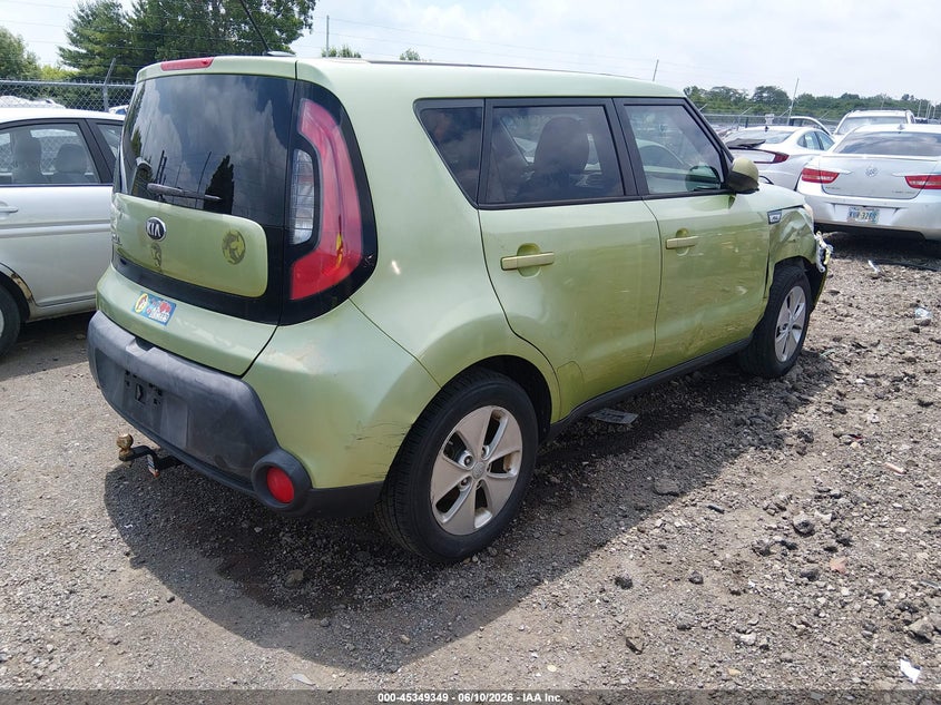 2015 KIA SOUL auction photo 4