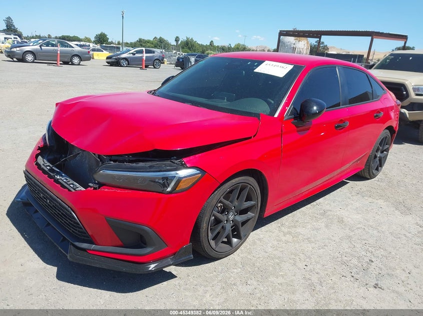 Vin: 2hgfe2f59rh505636, lot: 45847330, honda civic sport 20242