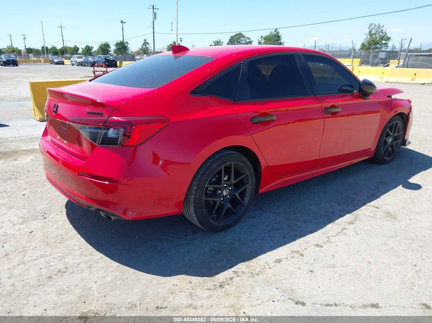 Vin: 2hgfe2f59rh505636, lot: 45847330, honda civic sport 20244