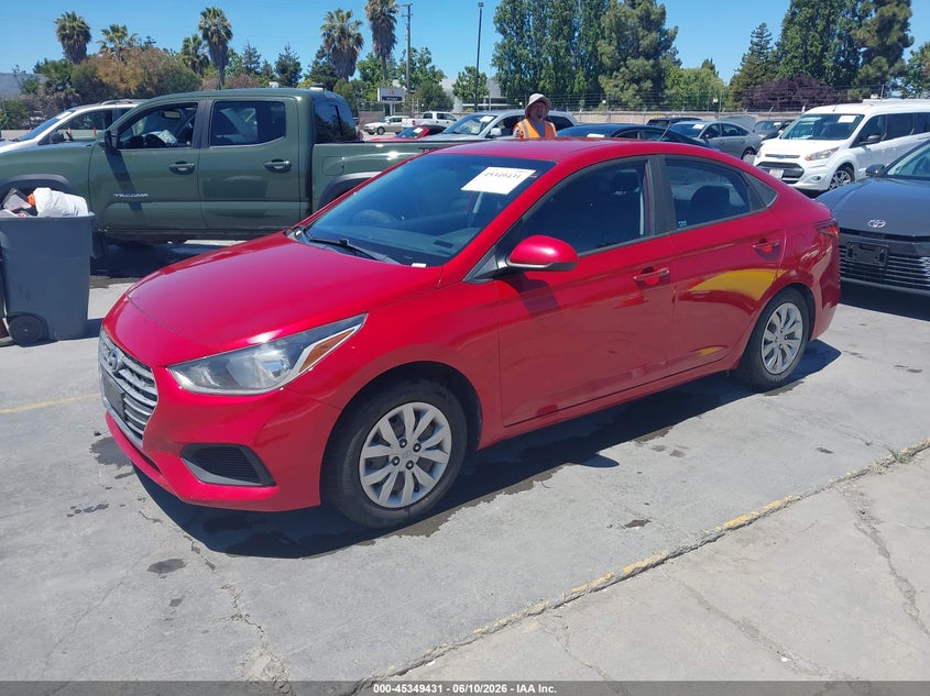 2018 HYUNDAI ACCENT SEDAN 1.6L I-4 DI, DOHC, VVT, 130HP