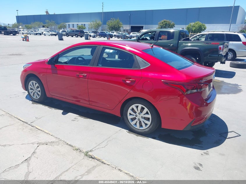 2018 HYUNDAI ACCENT SEDAN 1.6L I-4 DI, DOHC, VVT, 130HP