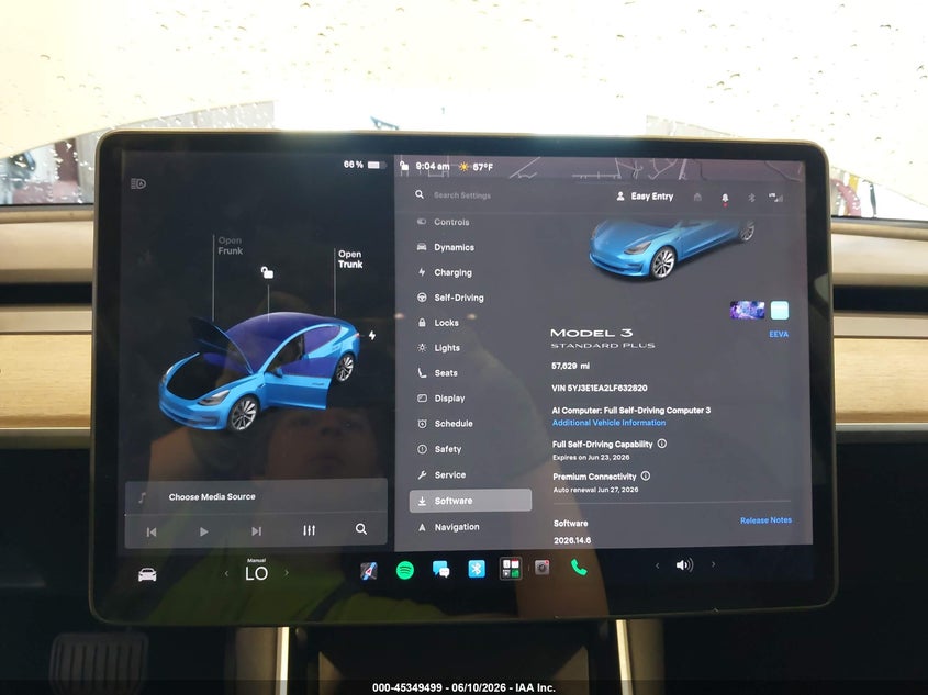 2020 TESLA MODEL 3 auction photo 7