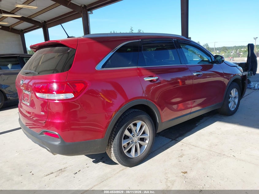 Vin: 5xypg4a39hg216669, lot: 45847476, kia sorento 2.4l lx 20174