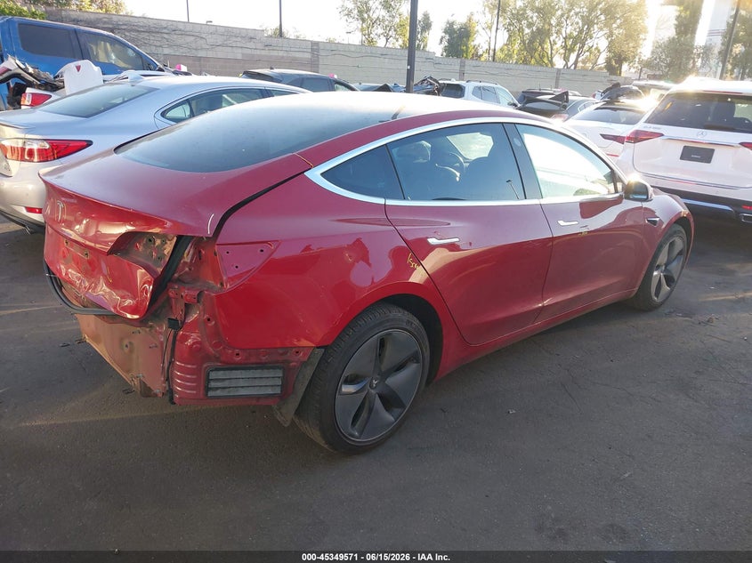 Vin: 5yj3e1ea7kf308695, lot: 45847518, tesla model 3 long range/mid range/standard range/standard range plus 20194