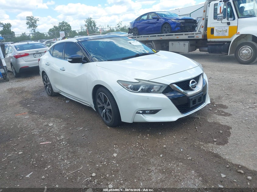Vin: 1n4aa6apxgc398963, lot: 45847522, nissan maxima 3.5 sl 20161