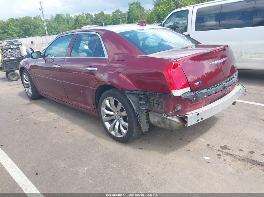 Vin: 2c3ccaeg9gh135715, lot: 45847524, chrysler 300c 20163