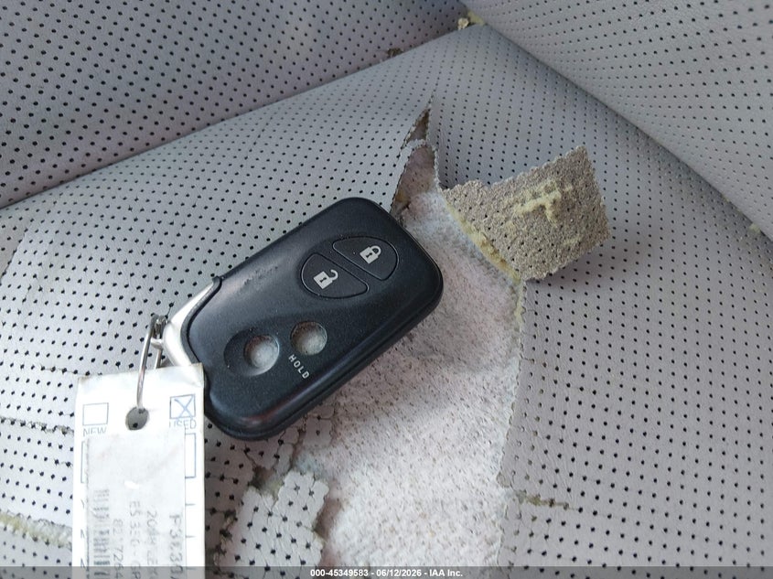 2008 LEXUS ES SEDAN 3.5L V-6 DOHC, VVT, 272HP