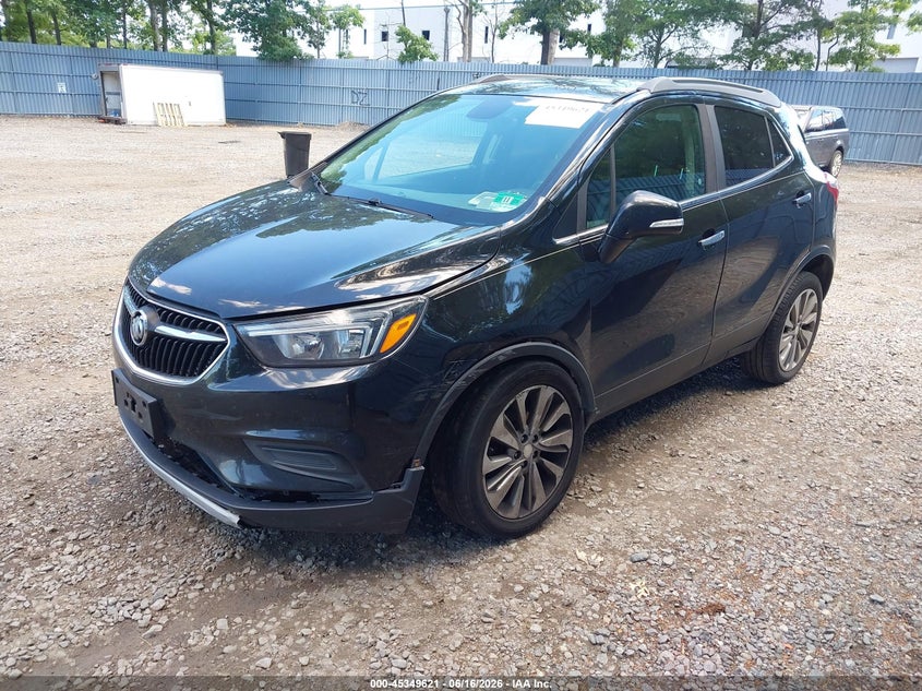 Vin: kl4cjasb4jb623846, lot: 45847568, buick encore preferred 20182