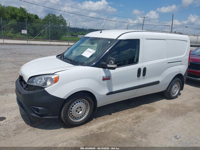 Vin: zfberfab7h6d23992, lot: 45847596, ram promaster city tradesman 20172