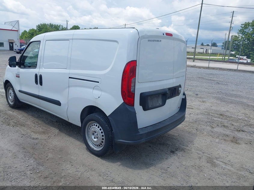 Vin: zfberfab7h6d23992, lot: 45847596, ram promaster city tradesman 20173
