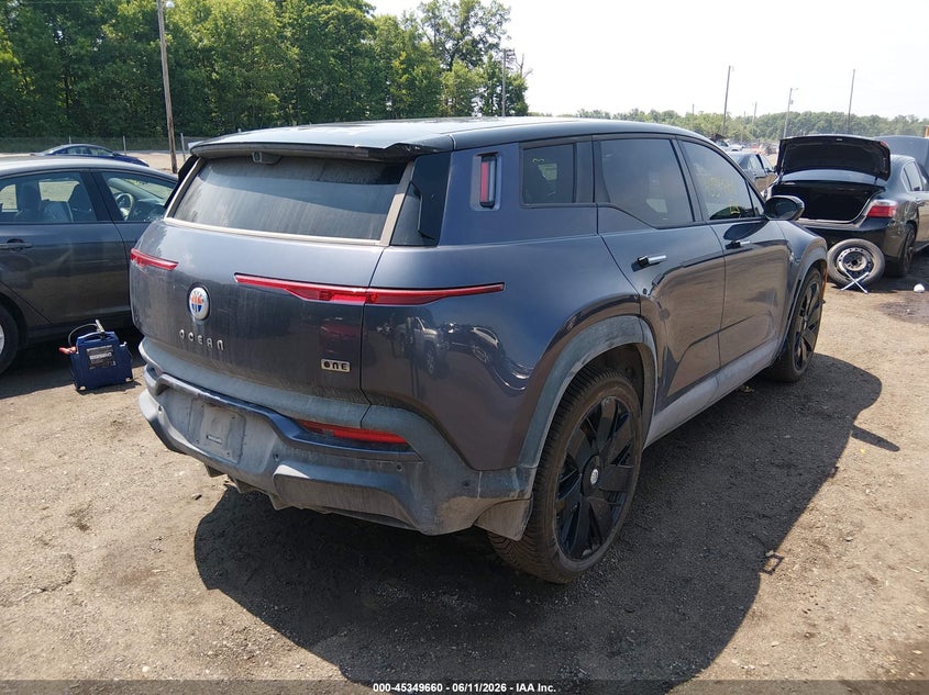 Vin: vcf1zbu21pg005047, lot: 45847607, fisker ocean one 20234