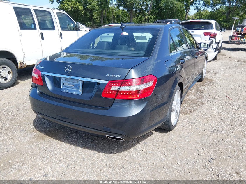 2013 MERCEDES-BENZ E-KLASSE SEDAN 3.5L V-6 DI, DOHC, VVT, 302HP