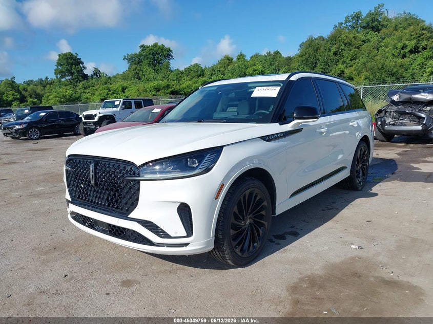 Vin: 5lm5j7xc2tgl12434, lot: 45847706, lincoln aviator reserve 20262