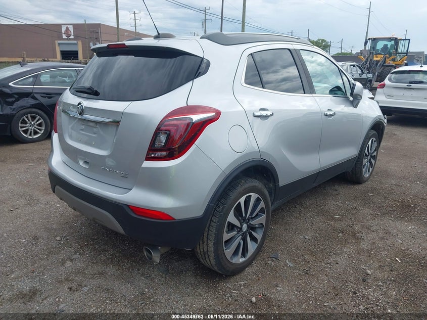 Vin: kl4cjesm3mb365011, lot: 45847710, buick encore awd preferred 20214