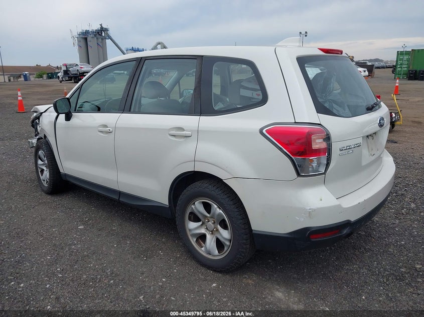 2018 SUBARU FORESTER auction photo 3