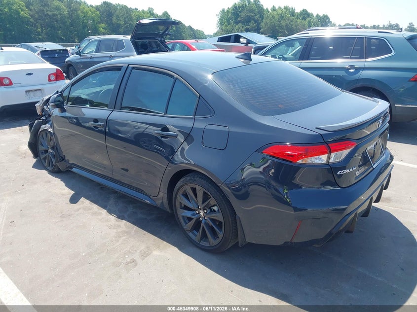 2025 TOYOTA COROLLA auction photo 3
