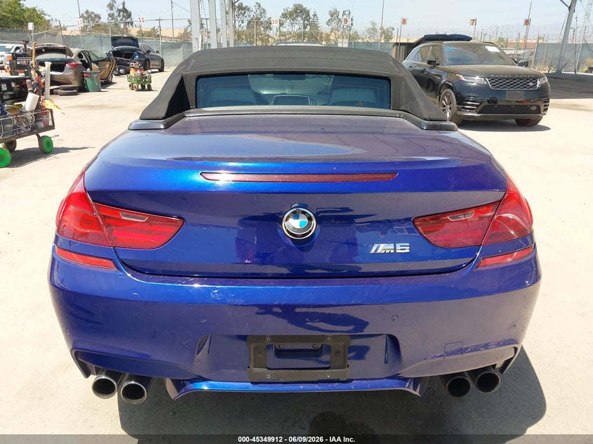 2012 BMW M6 VIN: WBSLZ9C59CC985506 Lot: 45349912