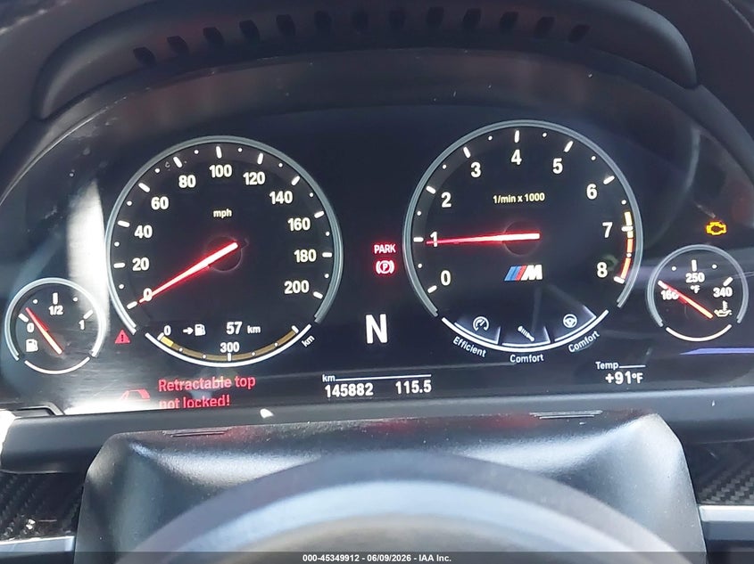 2012 BMW M6 VIN: WBSLZ9C59CC985506 Lot: 45349912