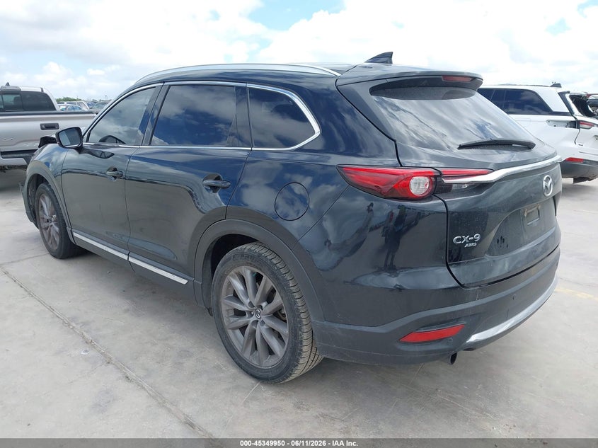 Vin: jm3tcbdy4m0538097, lot: 45847897, mazda cx-9 grand touring 20213
