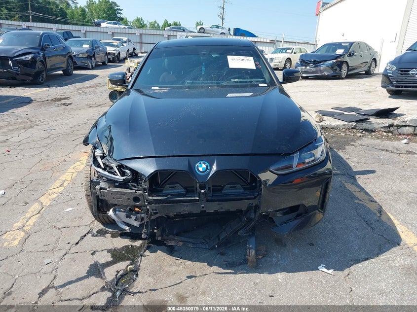 2025 BMW I4 Gran Coupe Edrive40 VIN: WBY23HD04SFT90477 Lot: 45350079