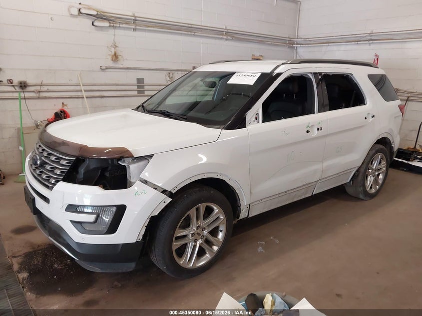 Vin: 1fm5k7d86ggc01908, lot: 45848027, ford explorer xlt 20162