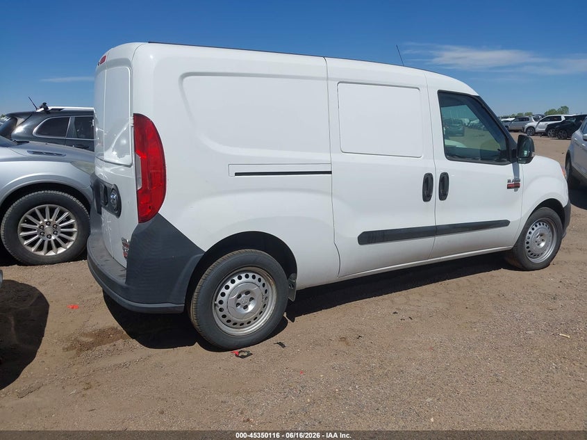 Vin: zfbhrfab0n6w37442, lot: 45848063, ram promaster city cargo van 20224