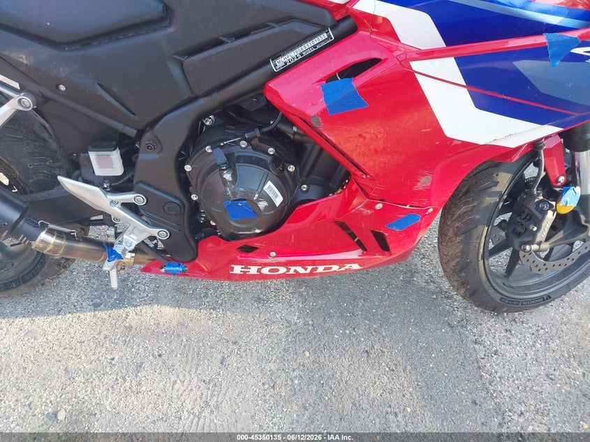 2025 Honda Cbr500 Ra VIN: MLHPC7056S5101055 Lot: 45350135