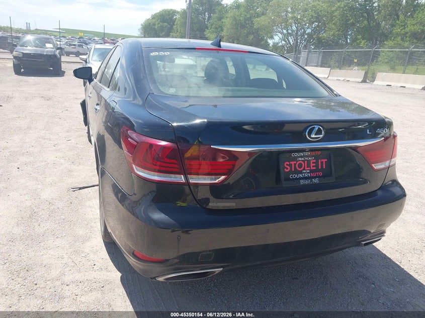Vin: jthbl5ef2g5140573, lot: 45848101, lexus ls 460 20163