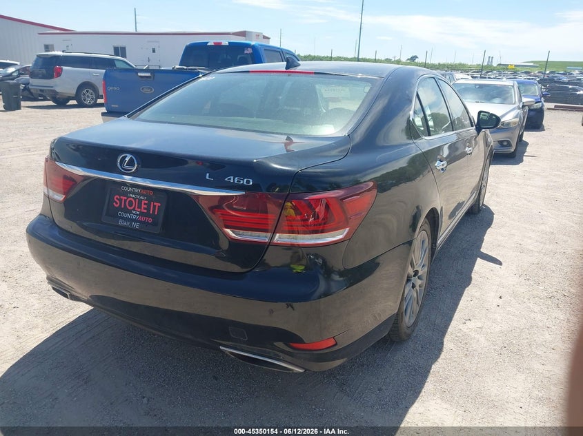 Vin: jthbl5ef2g5140573, lot: 45848101, lexus ls 460 20164