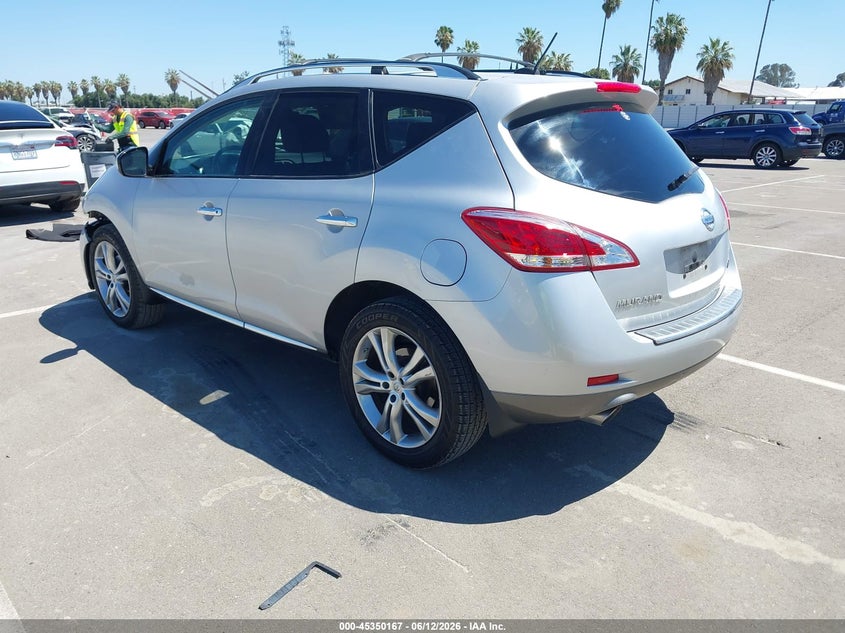 2011 NISSAN MURANO VIN JN8AZ1MW9BW175186 nuotrauka 3