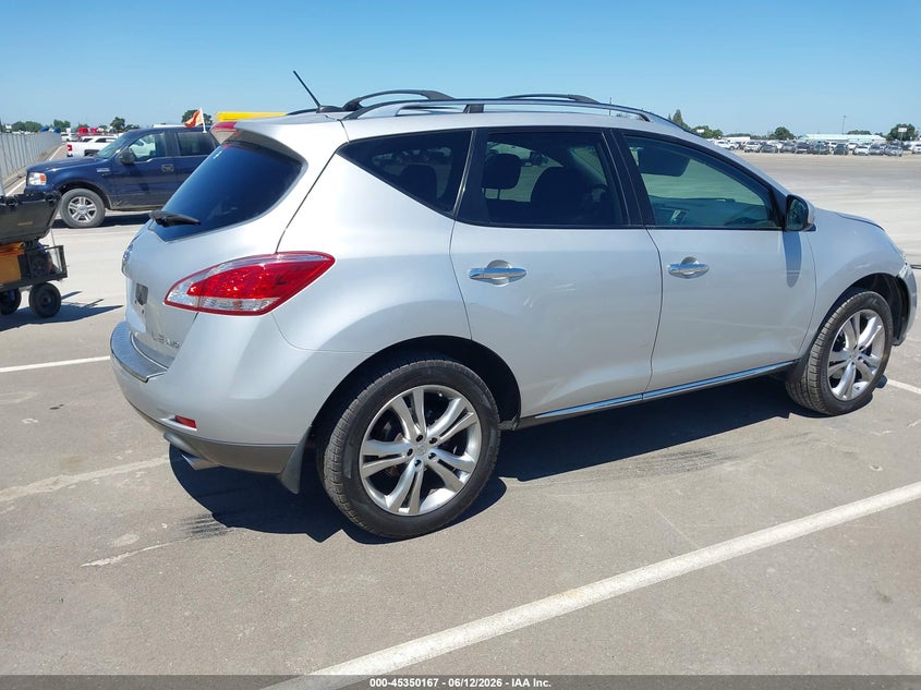 2011 NISSAN MURANO VIN JN8AZ1MW9BW175186 nuotrauka 4