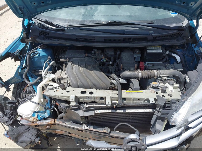 2014 NISSAN VERSA HATCHBACK 1.6L I-4 DOHC, VVT, 109HP