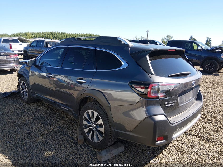 Vin: 4s4btgpd6p3129690, lot: 45848165, subaru outback touring xt 20233