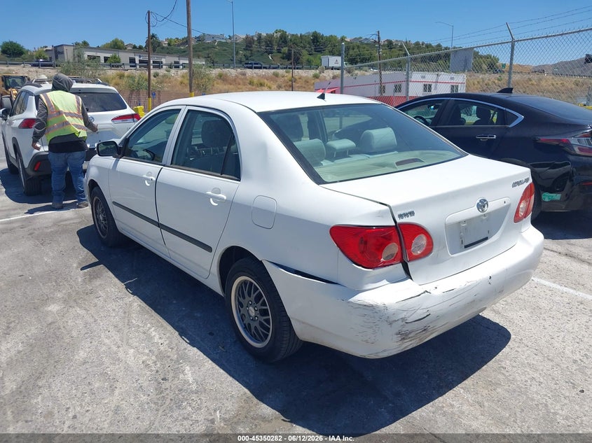 2006 TOYOTA COROLLA SEDAN 1.8L I-4 DOHC, VVT, 126HP