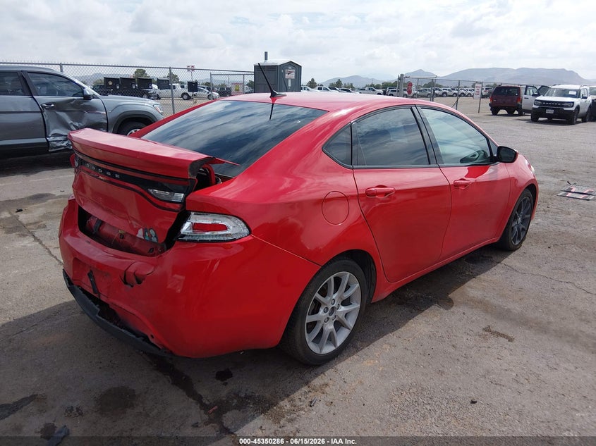 Vin: 1c3cdfaa2gd661421, lot: 45848233, dodge dart se 20164