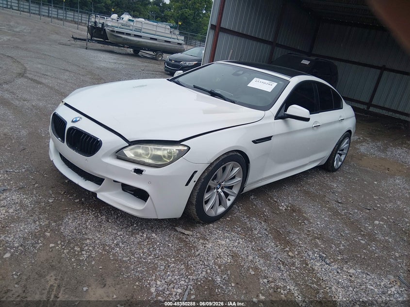 Vin: wba6b2c56ed129638, lot: 45848235, bmw 650i gran coupe 20142