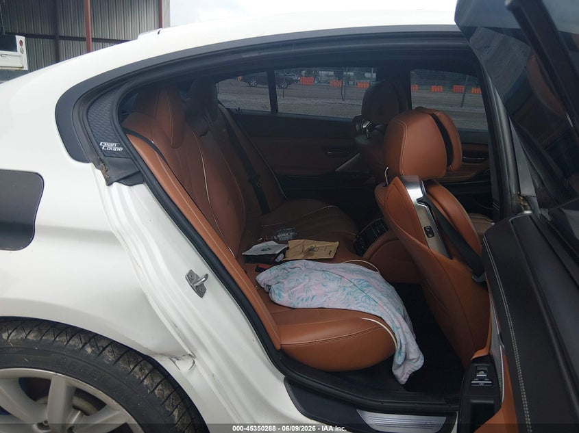 2014 BMW 650I Gran Coupe VIN: WBA6B2C56ED129638 Lot: 45350288