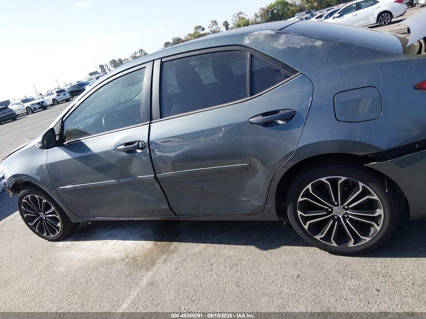 2015 TOYOTA COROLLA SEDAN 1.8L I-4 DOHC, VVT, 132HP