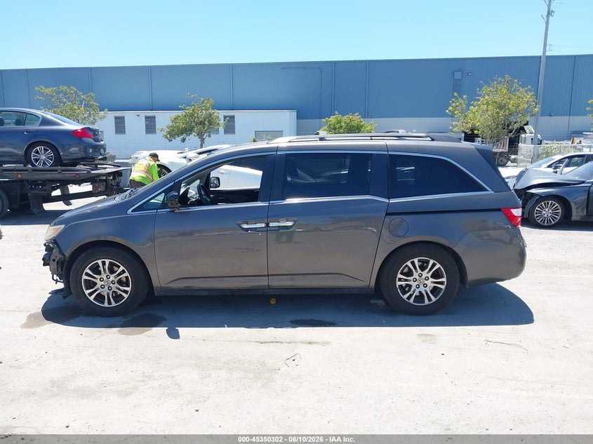 2013 Honda Odyssey Ex-L VIN: 5FNRL5H63DB091079 Lot: 45350302