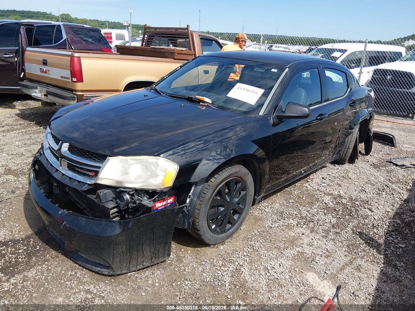 Vin: 1c3cdzag1en226032, lot: 45848264, dodge avenger se 20142