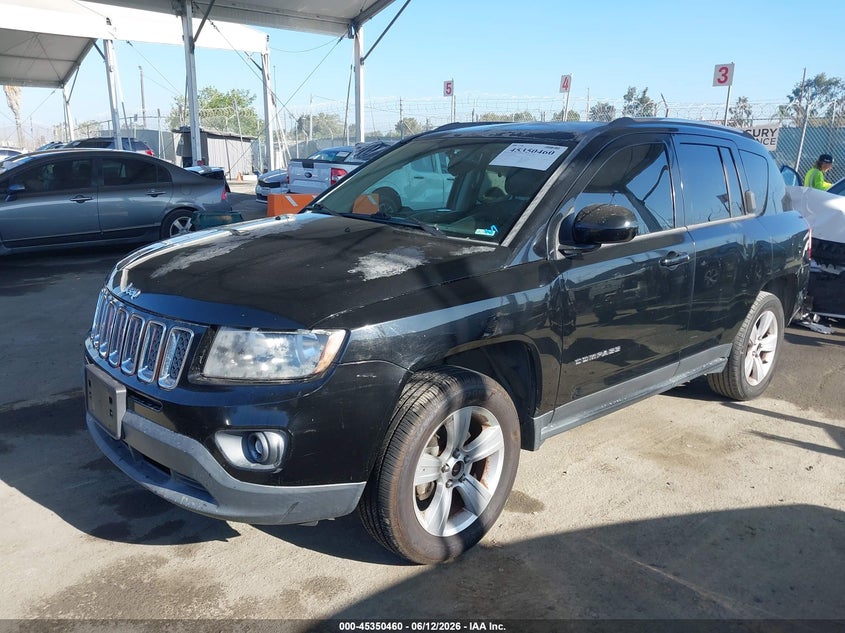 Vin: 1c4njceb5ed888081, lot: 45848407, jeep compass latitude 20142