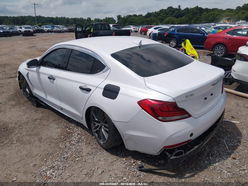 Vin: kmtg54le1ku043659, lot: 45848434, genesis g70 3.3t advanced 20193